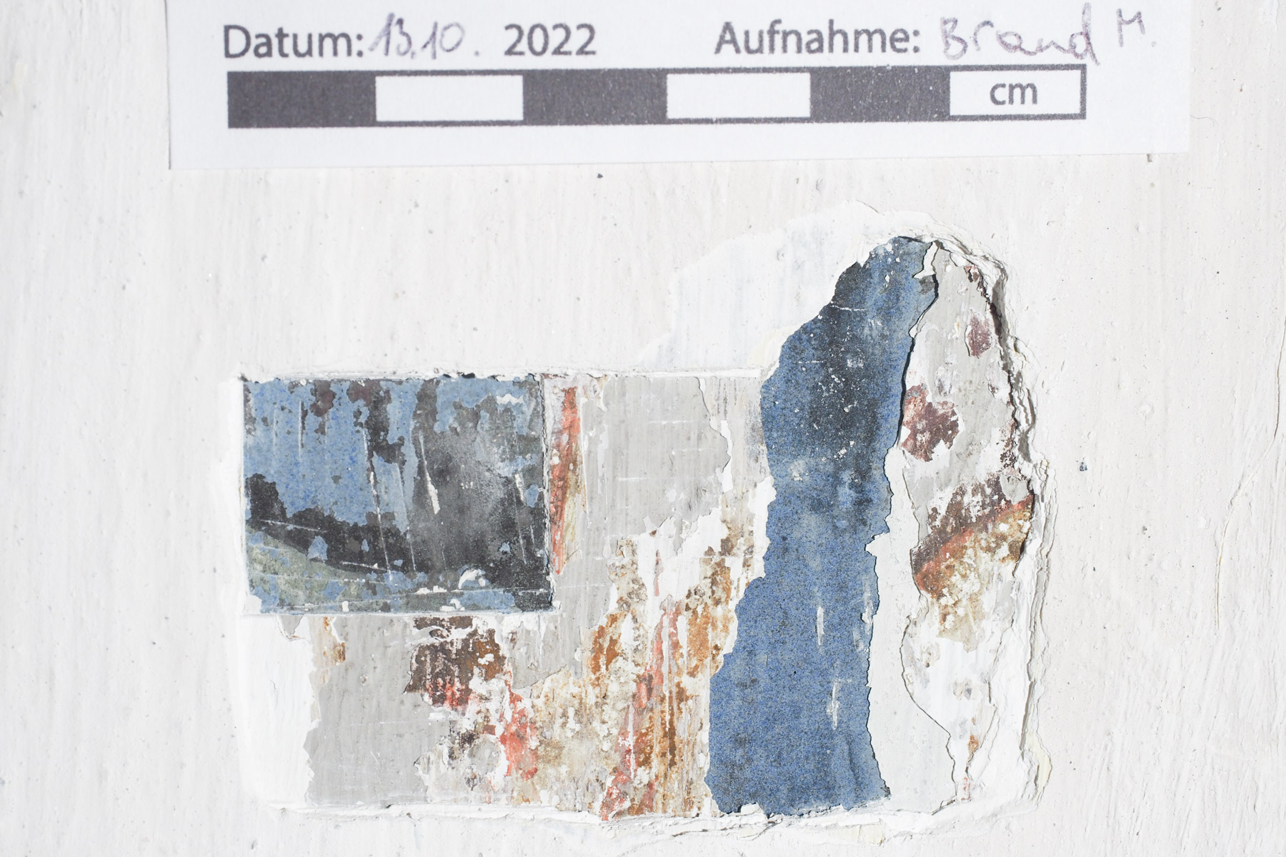 Befundfenster im Gewoelbe